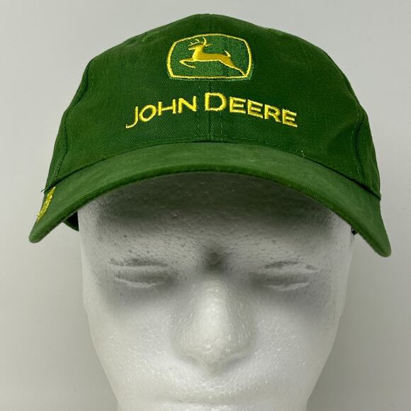 John Deere Owners Edition Hat Baseball Cap Green Farmer Farm Tractor Strapback - Picture 2 of 12